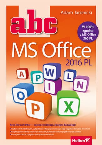 Okładka: ABC MS Office 2016 PL