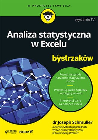 Okładka: Analiza statystyczna w Excelu