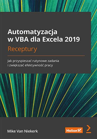 Okładka: Automatyzacja w VBA dla Excela 2019
