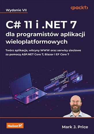 Okładka: C# 11 i .NET 7 dla programistów aplikacji wieloplatformowych