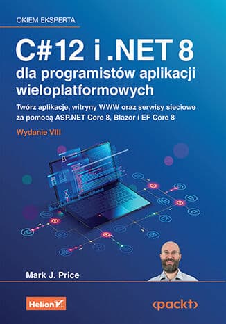 Okładka: C#12 i .NET 8 dla programistów aplikacji wieloplatformowych