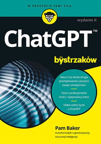 Okładka: ChatGPT dla bystrzaków