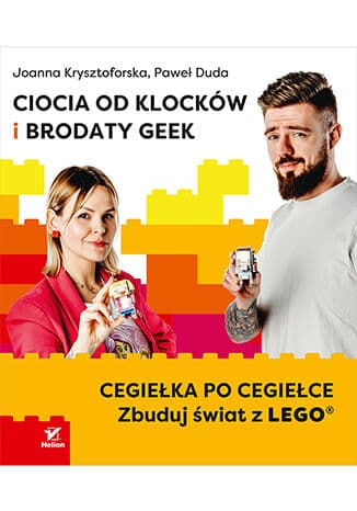 Okładka: Ciocia od Klocków i Brodaty Geek