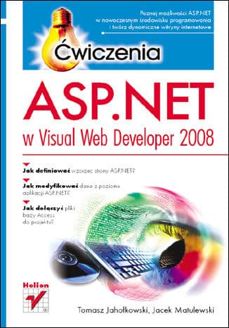Okładka: ASP.NET w Visual Web Developer 2008