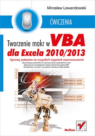 Okładka: Tworzenie makr w VBA dla Excela 2010/2013