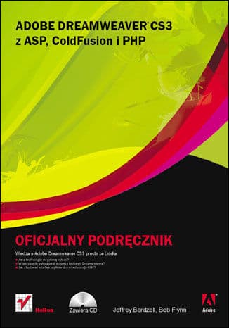 Okładka: Adobe Dreamweaver CS3 z ASP, ColdFusion i PHP