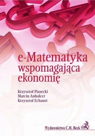 Okładka: e-Matematyka wspomagająca ekonomię