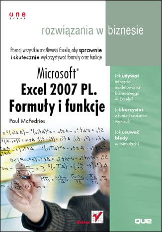 Okładka: Microsoft Excel 2007 PL