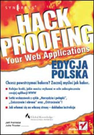 Okładka: Hack proofing your web applications