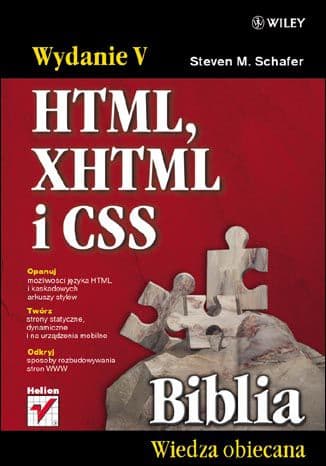 Okładka: HTML, XHTML i CSS