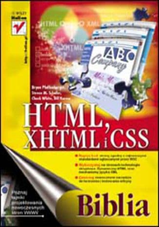 Okładka: HTML, XHTML i CSS