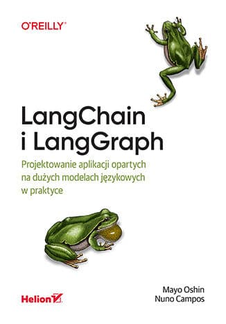 Okładka: LangChain i LangGraph