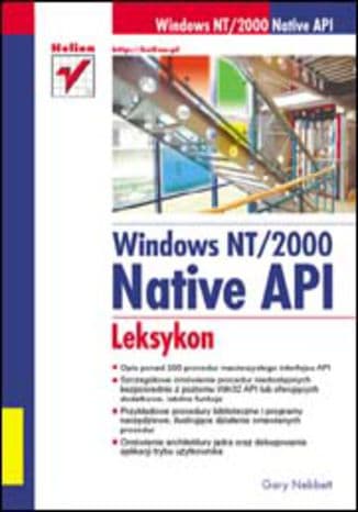 Okładka: Windows NT/2000 Native API