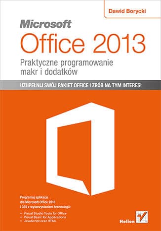 Okładka: Microsoft Office 2013