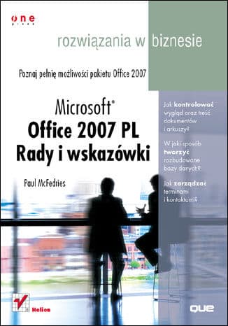 Okładka: Microsoft Office 2007 PL