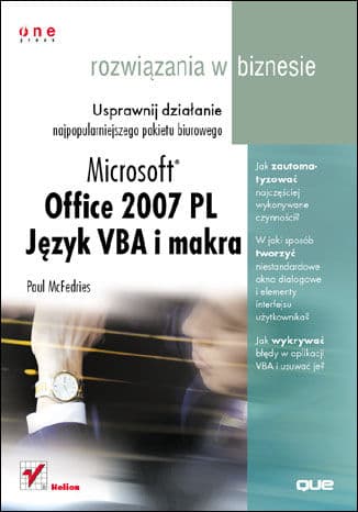 Okładka: Microsoft Office 2007 PL