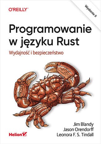 Okładka: Programowanie w języku Rust