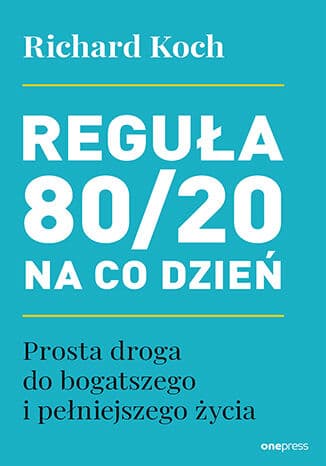 Okładka: Reguła 80/20 na co dzień