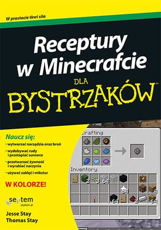 Okładka: Receptury w Minecrafcie dla bystrzaków