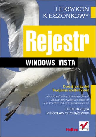 Okładka: Rejestr Windows Vista