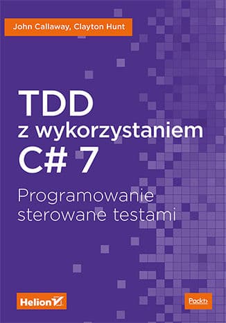 Okładka: TDD z wykorzystaniem C# 7