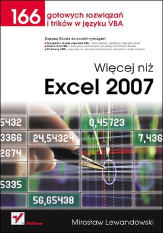 Okładka: Więcej niż Excel 2007