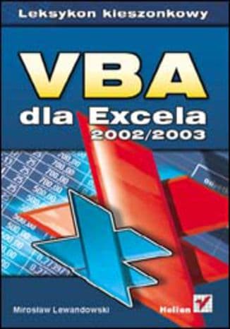 Okładka: VBA dla Excela 2002/2003