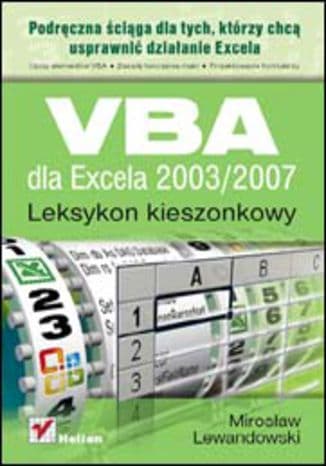 Okładka: VBA dla Excela 2003/2007