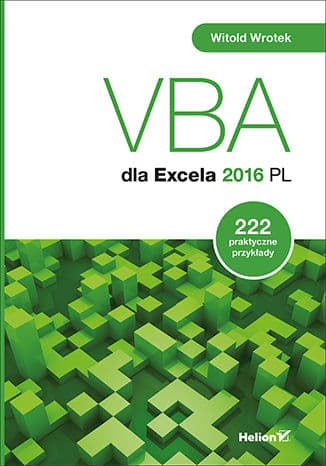 Okładka: VBA dla Excela 2016 PL