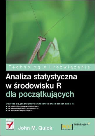 Okładka: Analiza statystyczna w środowisku R dla początkujących