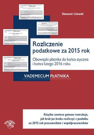 Okładka: Rozliczenie podatkowe za 2015 rok