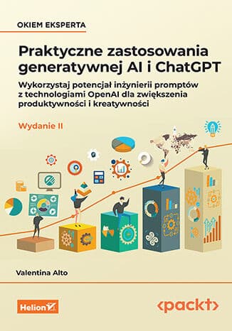 Okładka: Praktyczne zastosowania generatywnej AI i ChatGPT