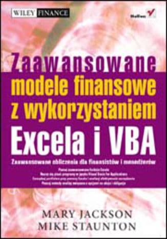 Okładka: Zaawansowane modele finansowe z wykorzystaniem Excela i VBA